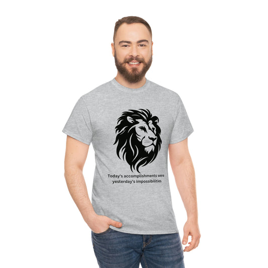 Lion - Today's Accomplishments, Lion - Just Try Me, Lion Face T-shirt, Lion Face T-shirt, Wild African Life, Animal Lover, Animal Face Shirt, Zoo Shirt, Animal Shirt, Lion Shirt