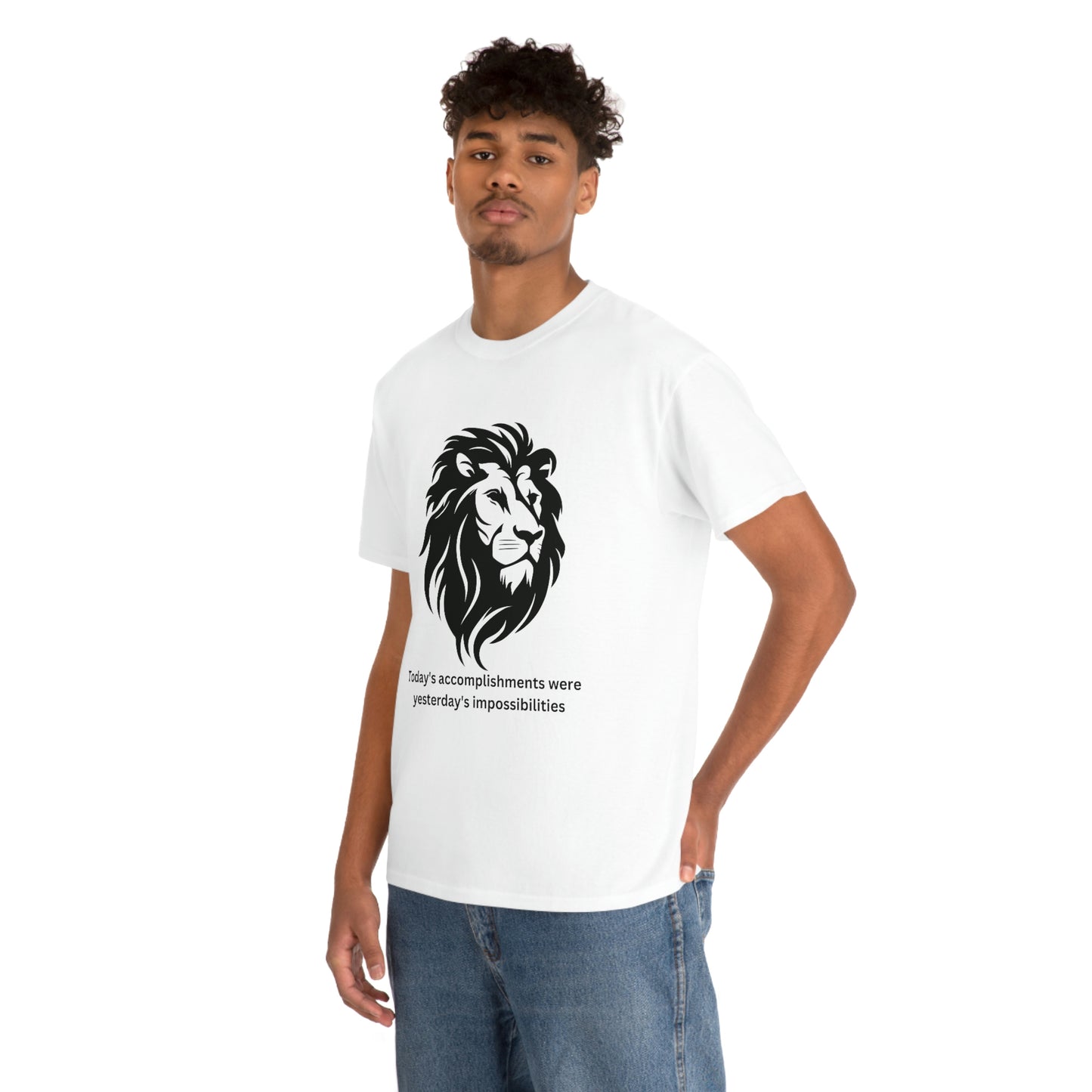 Lion - Today's Accomplishments, Lion - Just Try Me, Lion Face T-shirt, Lion Face T-shirt, Wild African Life, Animal Lover, Animal Face Shirt, Zoo Shirt, Animal Shirt, Lion Shirt