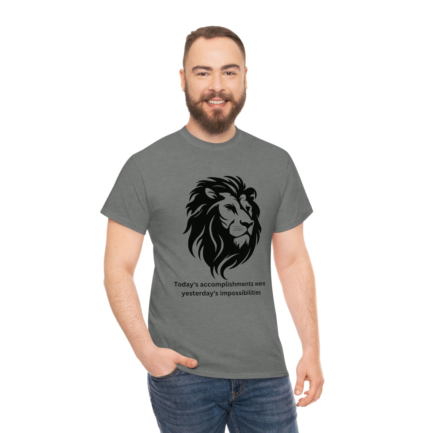 Lion - Today's Accomplishments, Lion - Just Try Me, Lion Face T-shirt, Lion Face T-shirt, Wild African Life, Animal Lover, Animal Face Shirt, Zoo Shirt, Animal Shirt, Lion Shirt