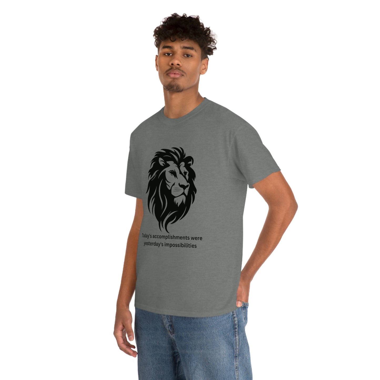 Lion - Today's Accomplishments, Lion - Just Try Me, Lion Face T-shirt, Lion Face T-shirt, Wild African Life, Animal Lover, Animal Face Shirt, Zoo Shirt, Animal Shirt, Lion Shirt