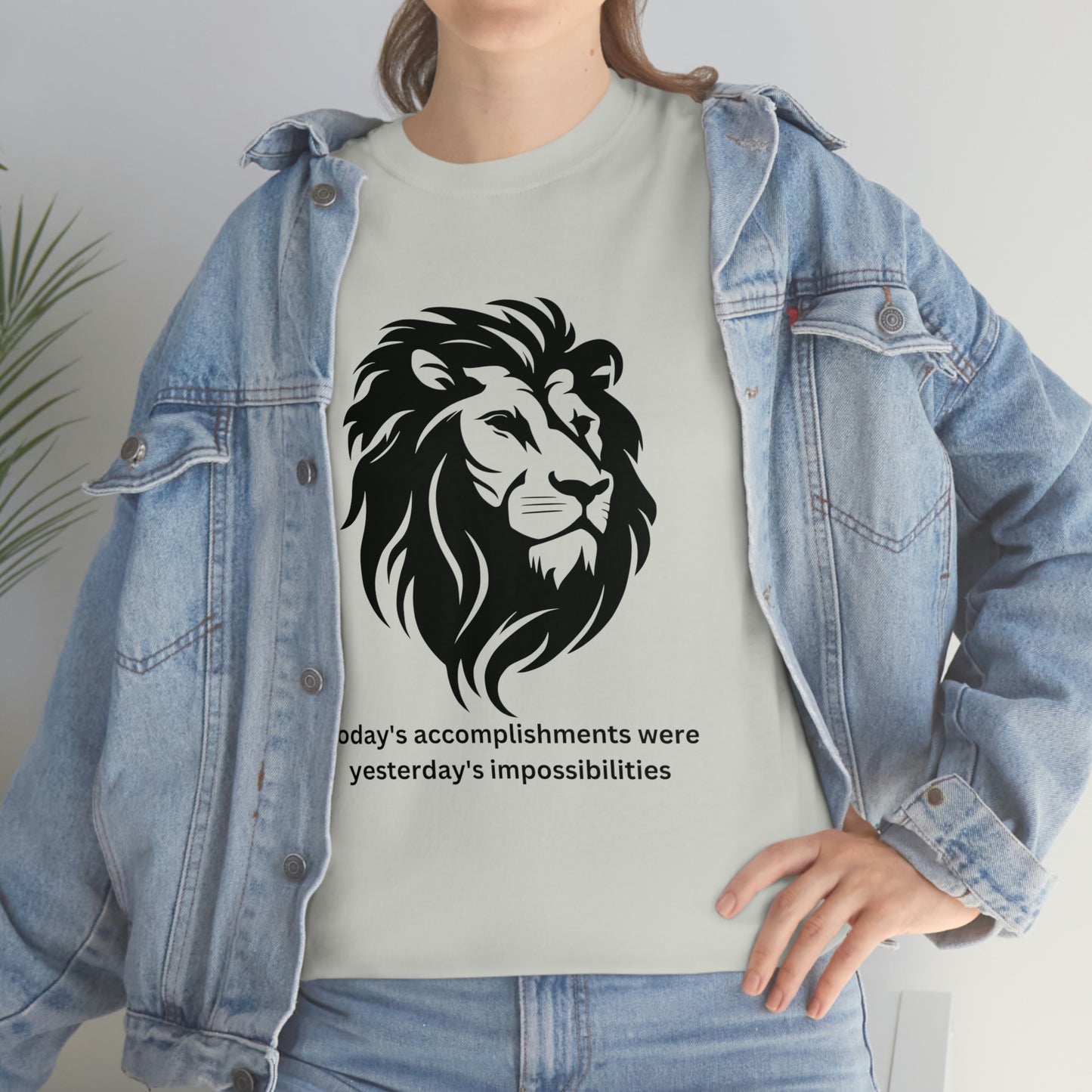 Lion - Today's Accomplishments, Lion - Just Try Me, Lion Face T-shirt, Lion Face T-shirt, Wild African Life, Animal Lover, Animal Face Shirt, Zoo Shirt, Animal Shirt, Lion Shirt