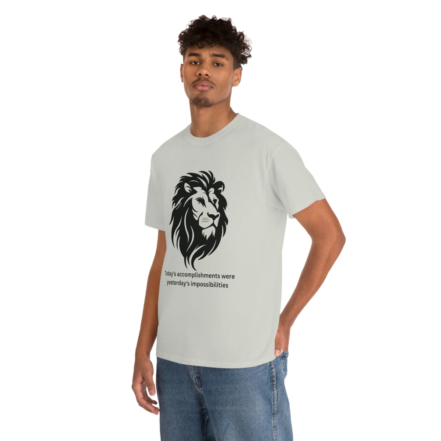 Lion - Today's Accomplishments, Lion - Just Try Me, Lion Face T-shirt, Lion Face T-shirt, Wild African Life, Animal Lover, Animal Face Shirt, Zoo Shirt, Animal Shirt, Lion Shirt