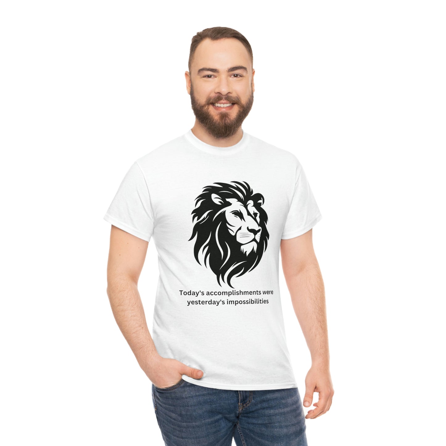 Lion - Today's Accomplishments, Lion - Just Try Me, Lion Face T-shirt, Lion Face T-shirt, Wild African Life, Animal Lover, Animal Face Shirt, Zoo Shirt, Animal Shirt, Lion Shirt