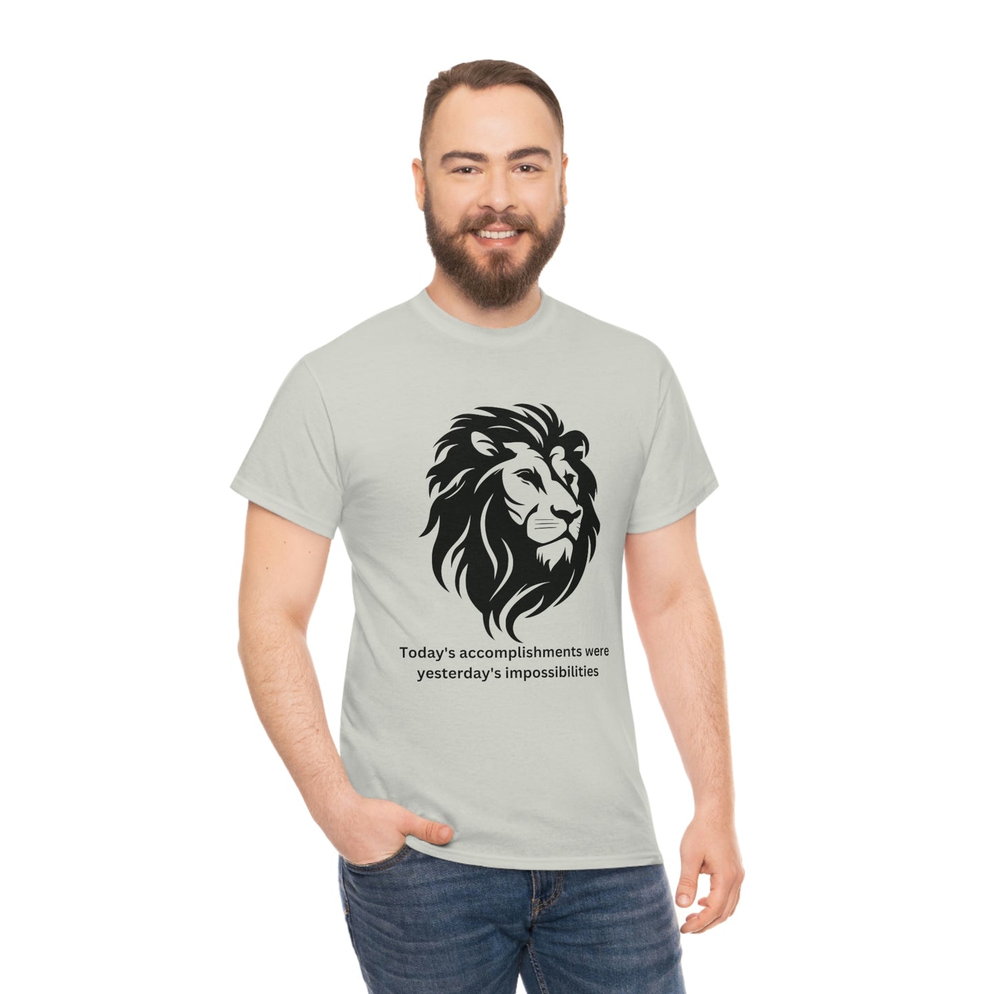 Lion - Today's Accomplishments, Lion - Just Try Me, Lion Face T-shirt, Lion Face T-shirt, Wild African Life, Animal Lover, Animal Face Shirt, Zoo Shirt, Animal Shirt, Lion Shirt