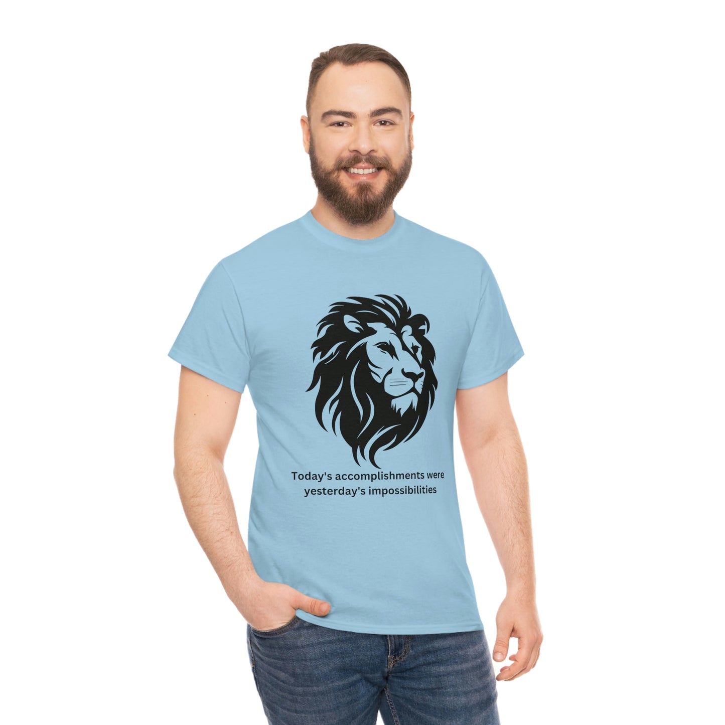 Lion - Today's Accomplishments, Lion - Just Try Me, Lion Face T-shirt, Lion Face T-shirt, Wild African Life, Animal Lover, Animal Face Shirt, Zoo Shirt, Animal Shirt, Lion Shirt