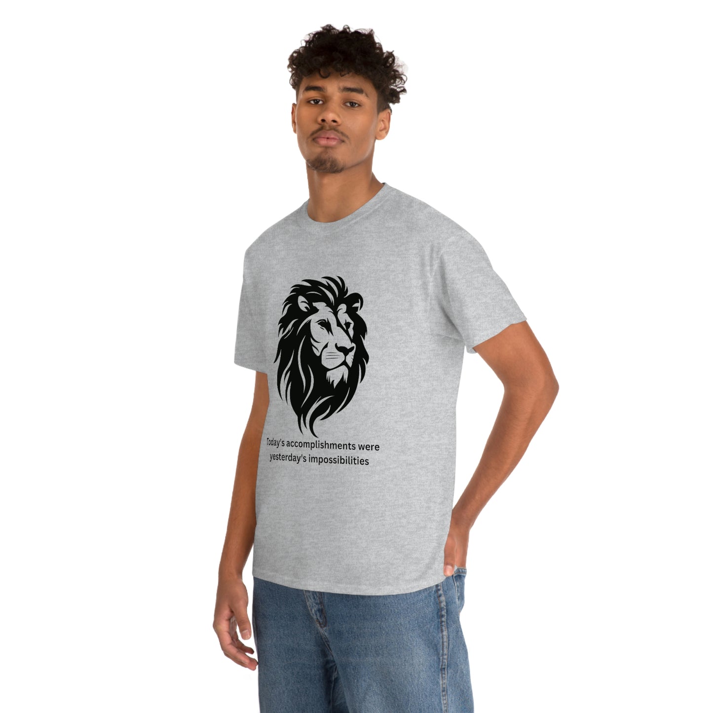 Lion - Today's Accomplishments, Lion - Just Try Me, Lion Face T-shirt, Lion Face T-shirt, Wild African Life, Animal Lover, Animal Face Shirt, Zoo Shirt, Animal Shirt, Lion Shirt